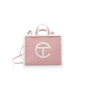 👛 Telfar x UGG Suede Pink Medium Shopper Bag / Purse 👛